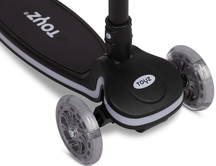 Дитячий самокат Toyz Carbon триколісний Чорний TOYZ-04060 (5903076321671) - зображення 9