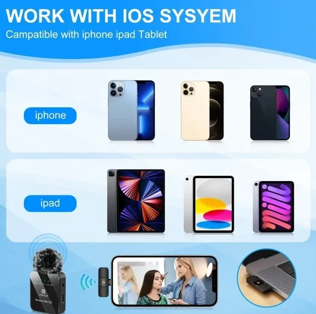 Беспроводной петличный микрофон для смартфона Puluz, Type-C Phone - Фото 4 Беспроводной петличный микрофон для смартфона Puluz, Type-C Phone - изображение 4
