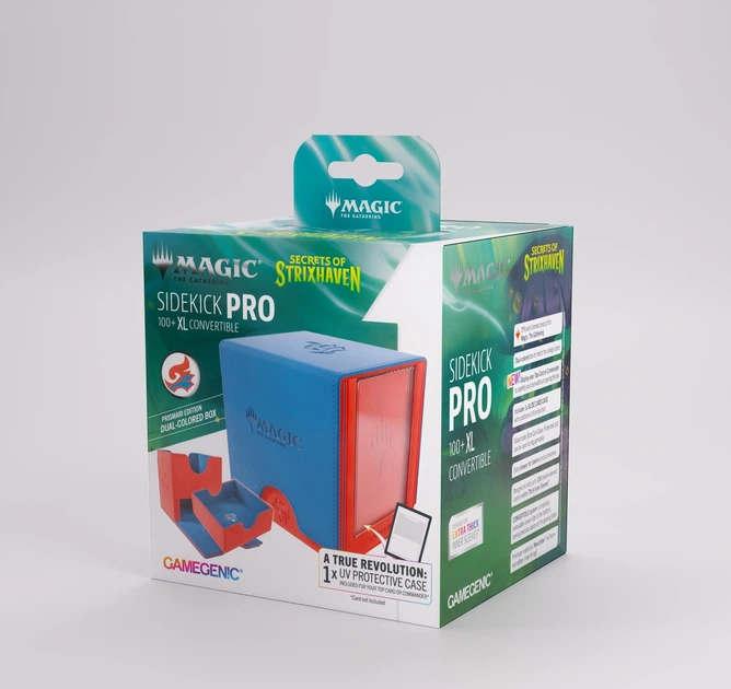 Pudełko na karty Gamegenic Magic the Gathering - Sekrety Strixhaven - Sidekick PRO 100+ XL - Prismari (4251715423691) - obraz 9