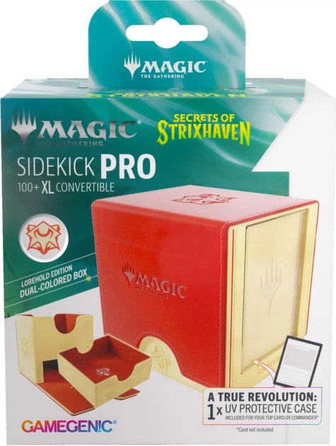 Pudełko na karty Gamegenic Magic the Gathering - Sekrety Strixhaven - Sidekick PRO 100+ XL - Lorehold (4251715423707) - obraz 8