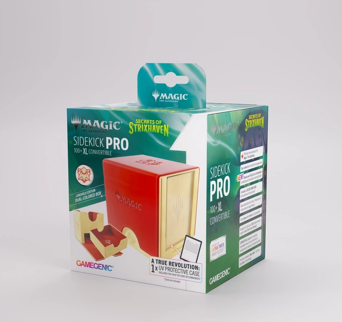 Pudełko na karty Gamegenic Magic the Gathering - Sekrety Strixhaven - Sidekick PRO 100+ XL - Lorehold (4251715423707) - obraz 9