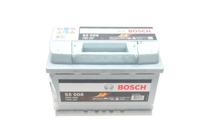 Акумулятор BOSCH 0092S50080 Audi A4; Renault Megane, Master, Clio; Cadillac CTS, STS, ATS; Peugeot Boxer; Volkswagen Passat; Mercedes Vito, E-Class, Sprinter; Skoda Superb; Jaguar X-type; Volvo S80 000915105DE, A0045418601, 000915105DG - изображение 7