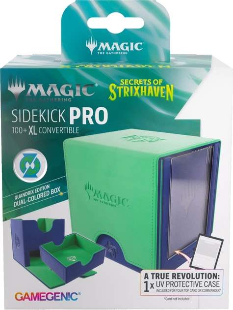 Pudełko na karty Gamegenic Magic the Gathering - Sekrety Strixhaven - Sidekick PRO 100+ XL - Quandrix (4251715423714) - obraz 8