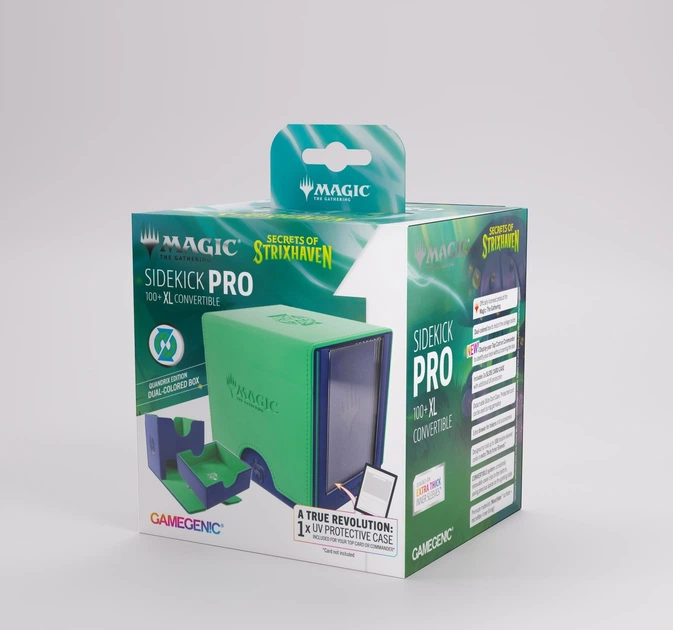 Pudełko na karty Gamegenic Magic the Gathering - Sekrety Strixhaven - Sidekick PRO 100+ XL - Quandrix (4251715423714) - obraz 9