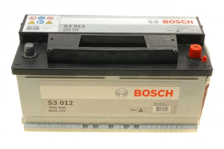 Акумулятор BOSCH 0 092 S30 120 Volvo S60, V60, V70, XC70, S80, XC60; Opel Vivaro, Vectra; Chrysler 300C 307445773, 000915105AH, 1135514 - изображение 5