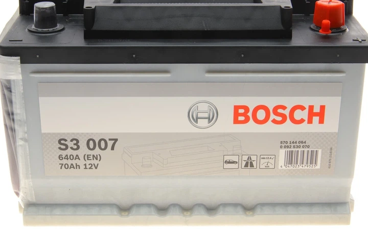 Акумулятор BOSCH 0092S30070 Cadillac Deville; Volkswagen Golf; Opel Astra, Vectra; Renault Laguna, Megane, Scenic, Clio, Espace; BMW 3 Series; Ford Explorer, Focus; Jeep Grand Cherokee; Volvo S40; Honda Accord 1347737, 1347732, 1L0915105B - изображение 7