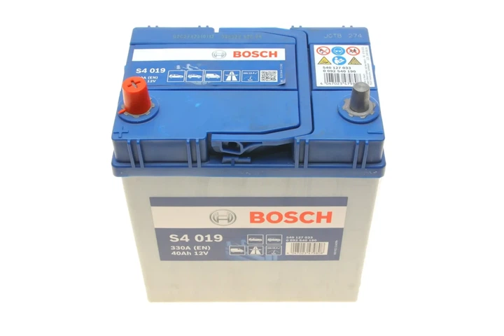 Акумулятор BOSCH 0092S40190 Suzuki Swift, Vitara, Liana; Toyota Yaris; Honda Jazz, Civic; Mitsubishi Colt 060518520A, 2880024030, 3361073010 - изображение 8