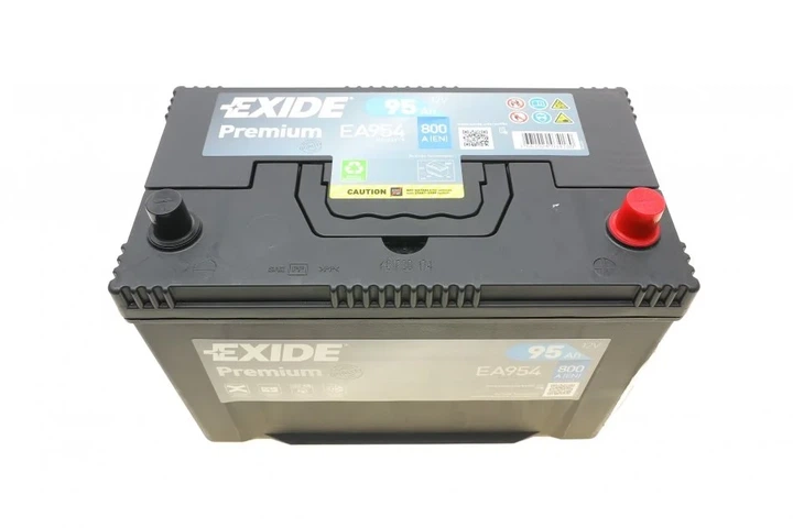 Акумулятор EXIDE EA954 Lexus LX; Toyota Land Cruiser, 4-Runner, Rav-4, Corolla, Carina, Camry; Mitsubishi L200, Pajero; Hyundai Elantra, Santa Fe, H-1, Tucson; Mazda 6; Nissan Primera 01579A112K, 45417501, DP370APU100CH0U - изображение 6