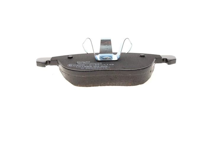 Комплект гальмівних колодок Delphi LP1869 Ford Connect, Transit, C-Max, Focus, Kuga, Fiesta, Ecosport; Mazda 3, 5; Volvo V50, C30, C70, V40, S40 1816524, 19374034, 2492033 - изображение 2