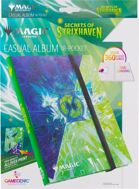 Album na karty Gamegenic Magic the Gathering - Sekrety Strixhaven - Casual 18-Pocket - Quandrix (4251715423776) - obraz 6