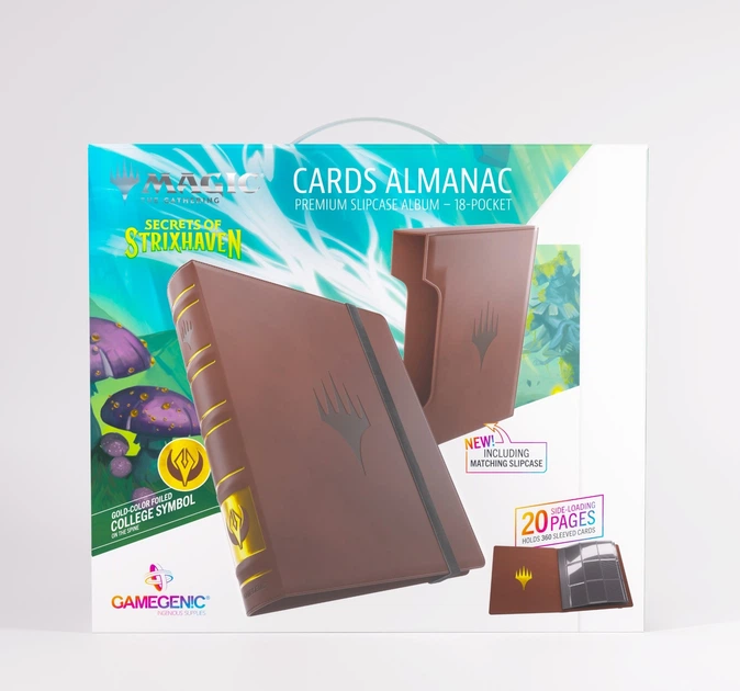 Album na karty Gamegenic Magic the Gathering - Sekrety Strixhaven - Almanach kart - 18-Pocket Premium Slipcase - Silverquill (4251715423806) - obraz 12