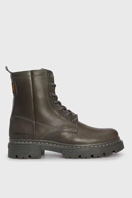 Жіночі сірі шкіряні туфлі Kafey Biker High W G-Star RAW 39 D26645,01 - Фото 1 Жіночі сірі шкіряні туфлі Kafey Biker High W G-Star RAW 39 D26645,01 - зображення 1