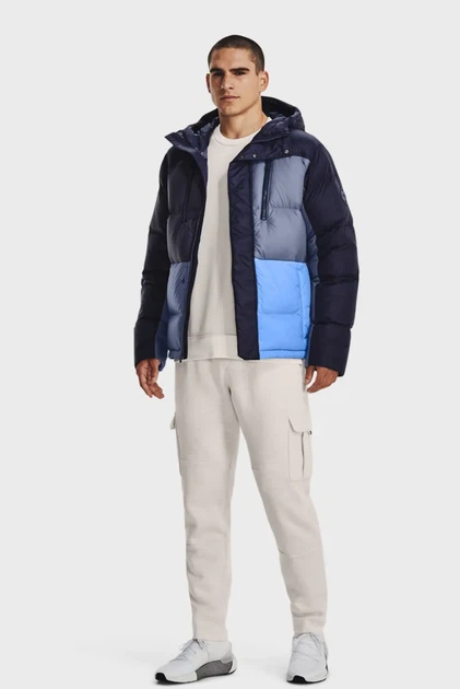 Чоловічий пуховик CGI Down Blocked Jkt-NVY Under Armour M 1372693-410 - изображение 2