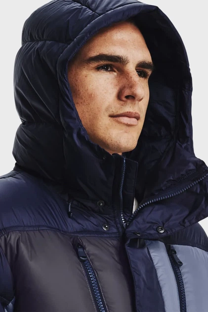 Чоловічий пуховик CGI Down Blocked Jkt-NVY Under Armour M 1372693-410 - изображение 4
