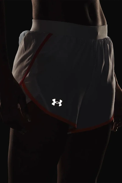 Білі шорти жіночі UA Fly By 2.0 Short Under Armour M 1350196-104 - зображення 4