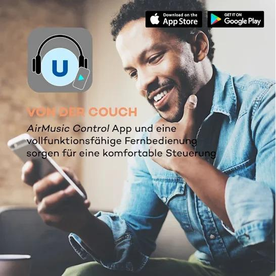 Програвач вінілу Auna Connect Vinyl Cube 10034557 з інтелектуальним радіо (my-5081) - зображення 2