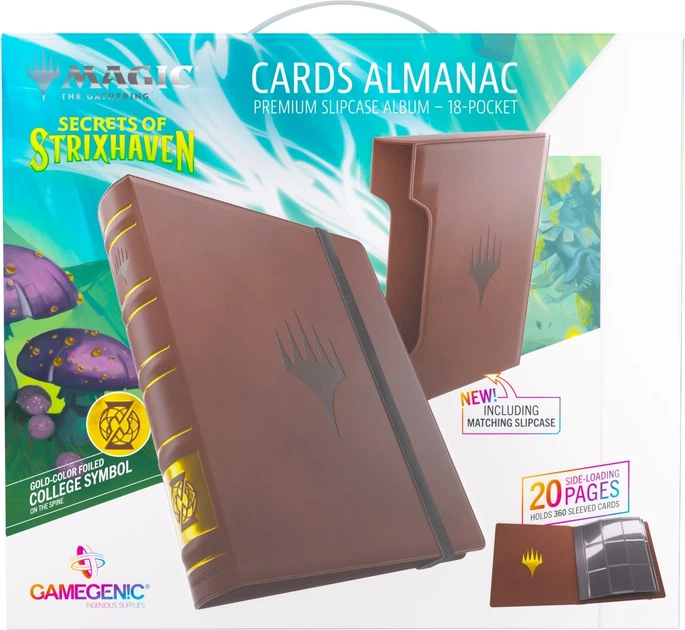 Album na karty Gamegenic Magic the Gathering - Sekrety Strixhaven - Almanach kart - 18-Pocket Premium Slipcase - Quandrix (4251715423837) - obraz 12
