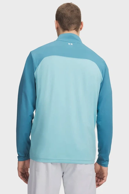 Чоловіча блакитна спортивна кофта UA T2G 1/4 Zip Under Armour XL 6010129-466 - Фото 2 Чоловіча блакитна спортивна кофта UA T2G 1/4 Zip Under Armour XL 6010129-466 - изображение 2