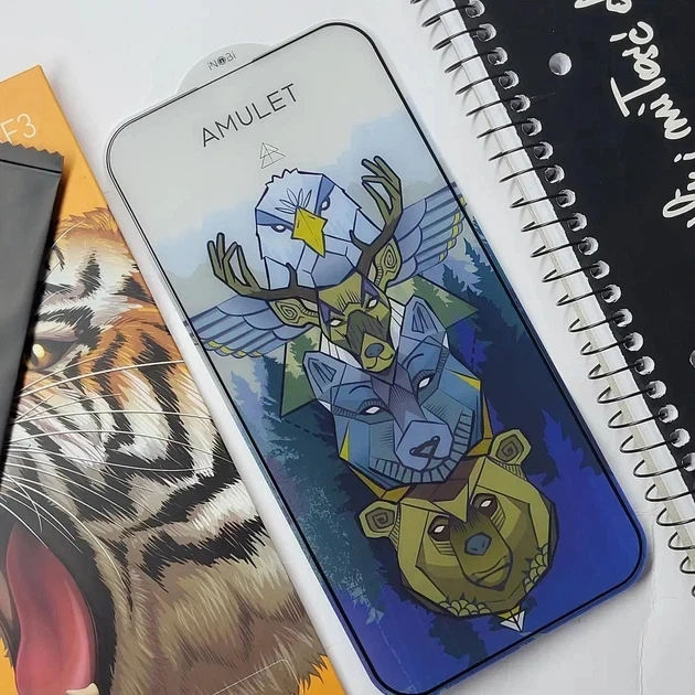 Захисне скло AMULET 2.5D HD Antistatic 10шт для iPhone X XS 11 Pro чорний 0.33 мм 9H олеофобне - зображення 3