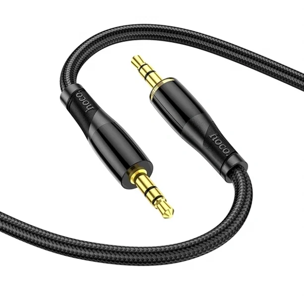 Кабель AUX 3.5 мм 1 м 5W черный пластиковый для передачи звука Hoco UPA25 Transparent Discovery Edition - изображение 5
