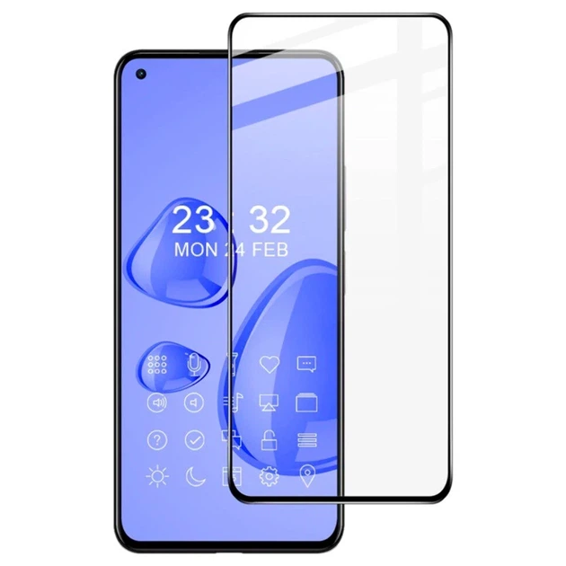 Захисне скло Lexar Antistatic чорне для Oppo Reno 5F 5 Lite 5Z 5G F19 F19 F19 Pro F19 Pro Plus 5G - зображення 3