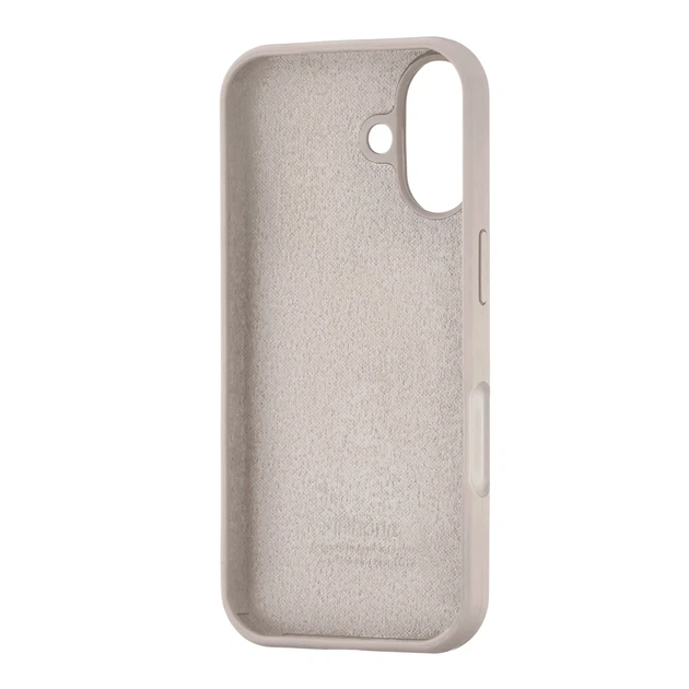 Чохол силіконовий Silicone Case Full Cover для iPhone 17 захист камери колір камінь - зображення 3