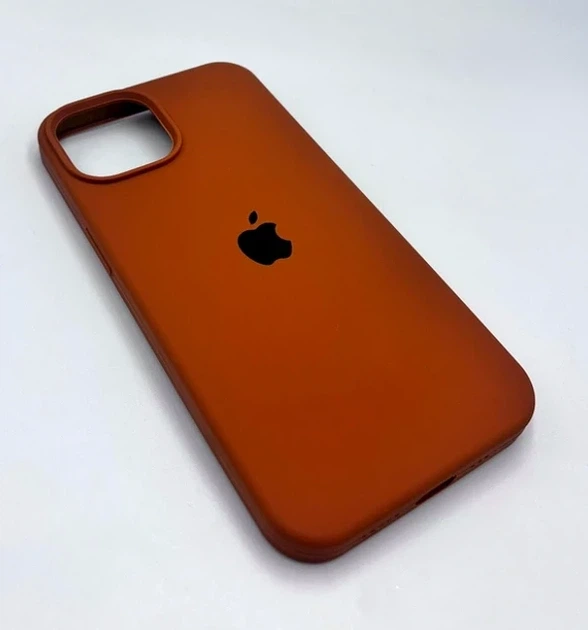 Чехол силиконовый Full Cover для iPhone 17 Air коричневый с защитой камеры и усиленными углами Brown - изображение 6