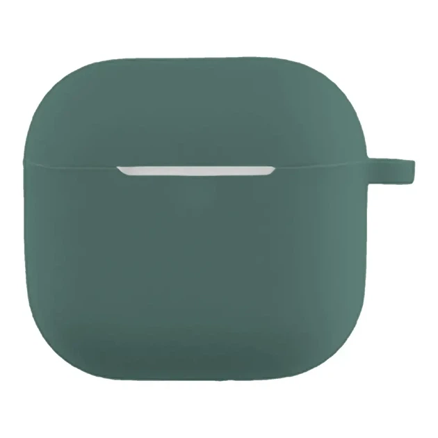 Силіконовий футляр з карабіном для AirPods 4 чорний зносостійкий захищає від пошкоджень. - Фото 6 Силіконовий футляр з карабіном для AirPods 4 чорний зносостійкий захищає від пошкоджень. - зображення 6