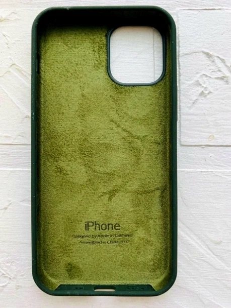 Чохол силіконовий Full Cover для iPhone 13 Pro Max темно-зелений із захистом камери та посиленими кутами Atrovirens - зображення 5