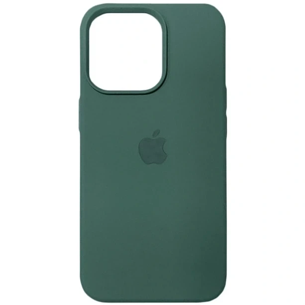 Чохол силіконовий Full Cover для iPhone 13 Pro Max темно-зелений із захистом камери та посиленими кутами Pine Green - Фото 1 Чохол силіконовий Full Cover для iPhone 13 Pro Max темно-зелений із захистом камери та посиленими кутами Pine Green - зображення 1