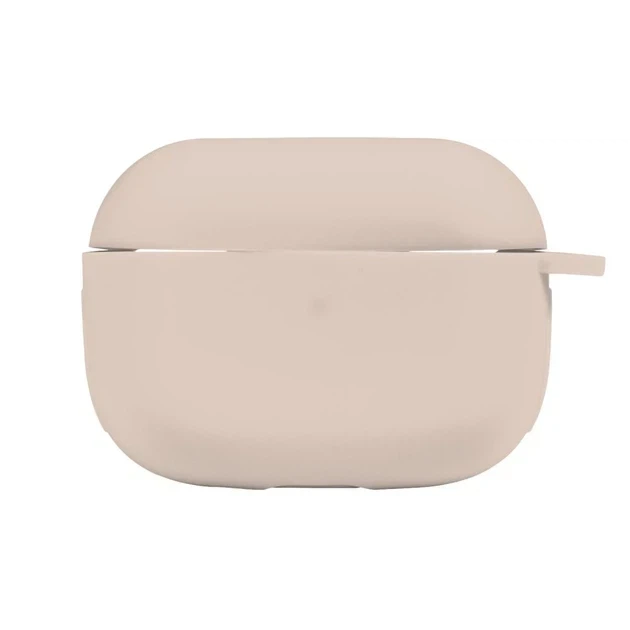 Силіконовий футляр з карабіном для Airpods Pro 09 White зносостійкий захисний чохол. - зображення 8