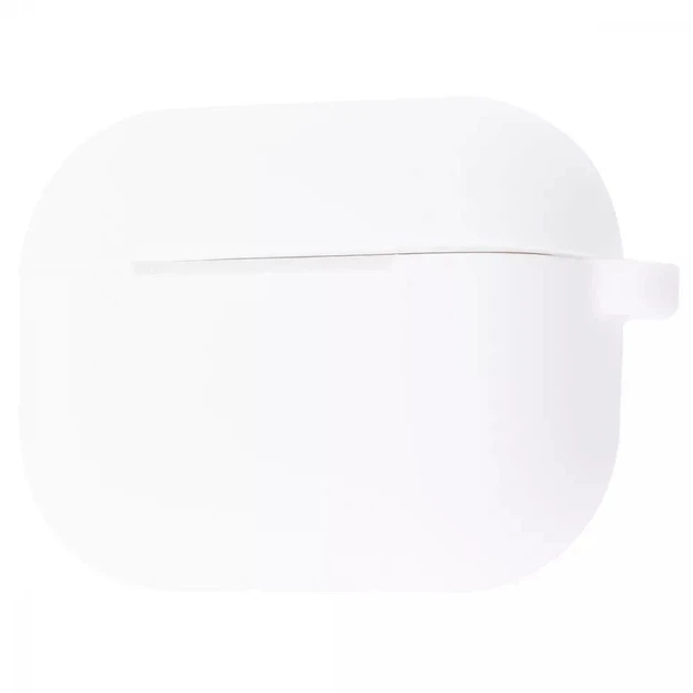 Силіконовий футляр з карабіном для Airpods Pro 09 White зносостійкий захисний чохол. - зображення 6