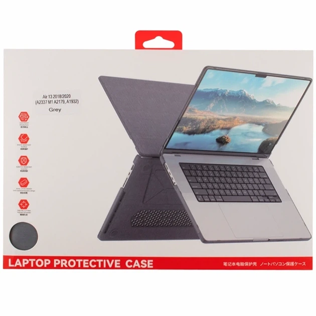 Накладка PC Fabric AMO-TRI для MacBook Air 13 дюймов 2018 2020 Purple - Фото 2 Накладка PC Fabric AMO-TRI для MacBook Air 13 дюймов 2018 2020 Purple - изображение 2