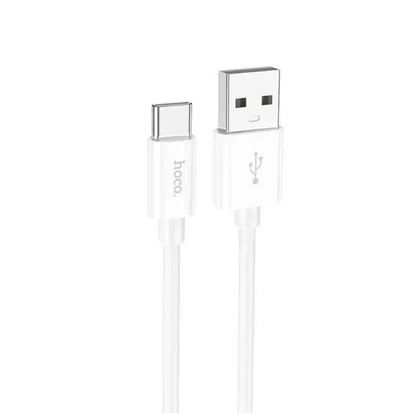 Кабель USB Type-C 1м 3А силиконовый белый Hoco X87 Magic для зарядки и передачи данных - Фото 7 Кабель USB Type-C 1м 3А силиконовый белый Hoco X87 Magic для зарядки и передачи данных - изображение 7