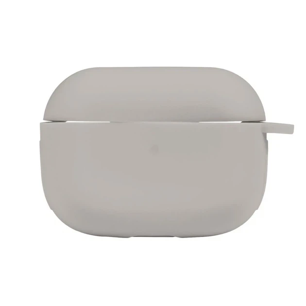 Силіконовий футляр з карабіном для Airpods Pro 2 колір 15.Dark grey захисний легкий компактний - зображення 8