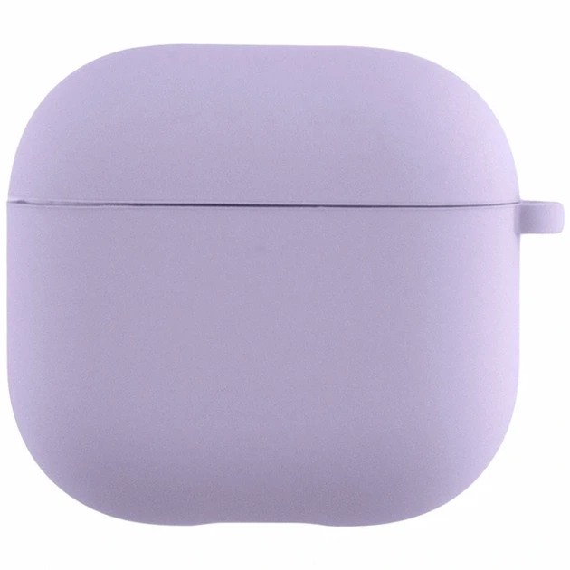 Силіконовий футляр з мікрофіброю для AirPods 3 колір 39.Elegant purple - Фото 1 Силіконовий футляр з мікрофіброю для AirPods 3 колір 39.Elegant purple - зображення 1