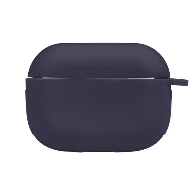 Силіконовий футляр з карабіном для Airpods Pro 2 колір 15.Dark grey захисний легкий компактний - зображення 7