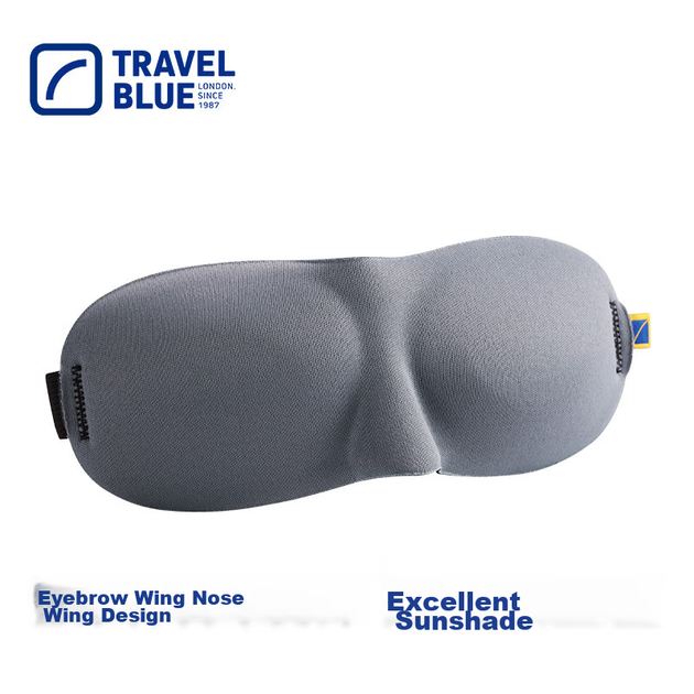 Маска для сна TRAVEL BLUE 3D светонепроницаемая легкая дышащая - изображение 2