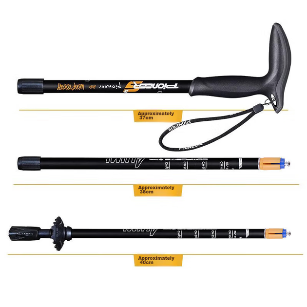 Палки походные Pioneer Wolf Tooth, алюминиевые, телескопические - изображение 4