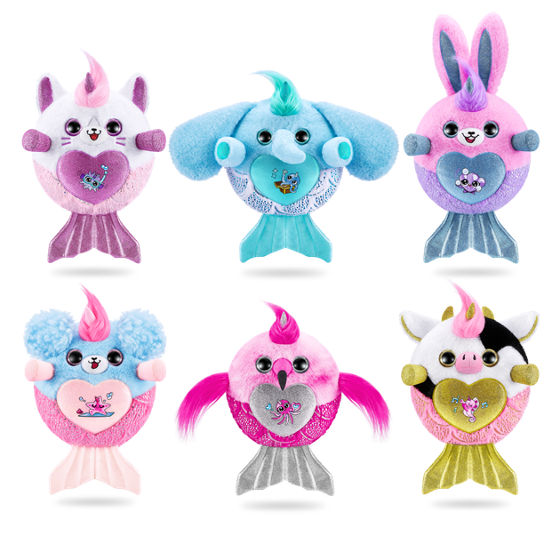 ZURU Cloud Wave Unicorn Magic Egg Mermaid Surprise Blind Box, игрушка для девочек, плюшевая кукла - изображение 5