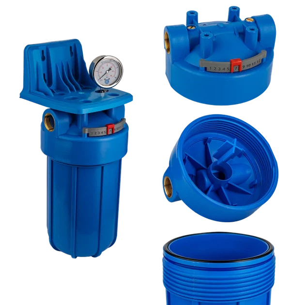 Корпус фильтра Big Blue 10" с манометром FH10B1-B-WB - изображение 2