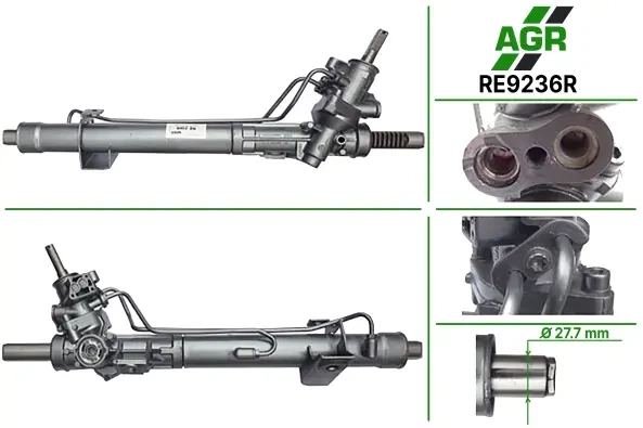 Рульова рейка з ГПК, відновлена, RENAULT LAGUNA 01-07 AGR RE9236R Renault Laguna 8200023082, 7711134569, 8200023084 - Фото 1 Рульова рейка з ГПК, відновлена, RENAULT LAGUNA 01-07 AGR RE9236R Renault Laguna 8200023082, 7711134569, 8200023084 - изображение 1