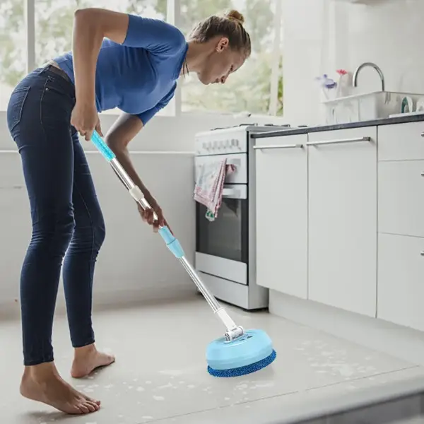 Беспроводная аккумуляторная швабра с двумя насадками Wireless Cleaner AA102 /Аккумуляторная швабра для дома - изображение 7
