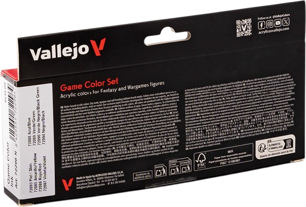 Zestaw farb akrylowych Vallejo Game Color – Tusze do gier 8 szt x 18 ml (8429551722964) - obraz 3