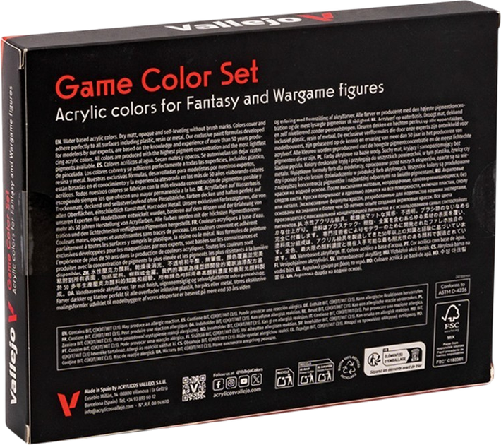 Zestaw farb akrylowych Vallejo Game Color – Advanced 16 szt x 18 ml (8429551722988) - obraz 3