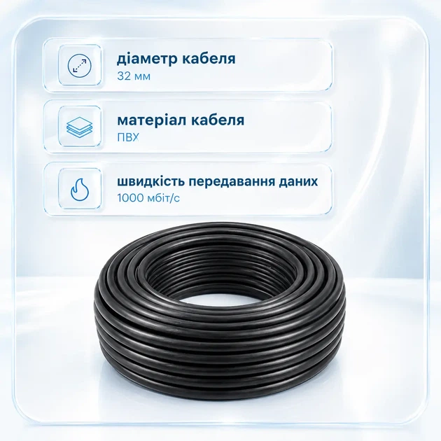 Интернет-кабель RJ45 Cat5e FTP CU 15 м черный медный патч-корд для наружного подключения роутера ПК и LAN оборудования до 1 Гбит/с - изображение 7