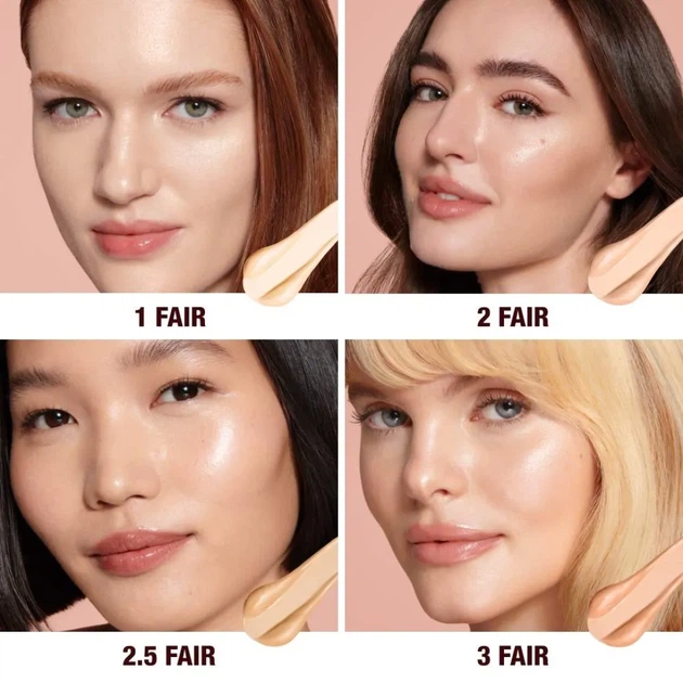 Засіб для сяйва обличчя Charlotte Tilbury Hollywood Flawless Filter Mini 5.5 ml (2 Fair) - изображение 3