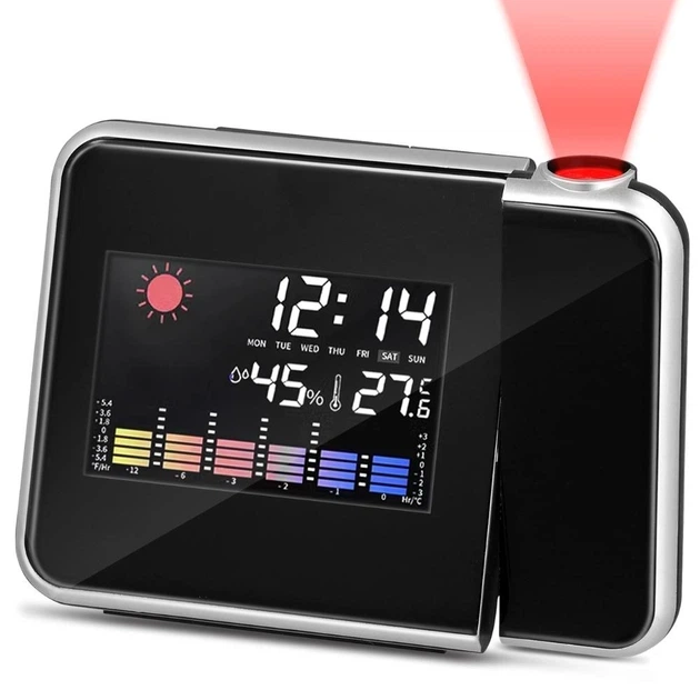 Электронные часы метеостанция Сolor Screen Calendar 8190 с настольной подсветкой и проекцией времени. - изображение 4