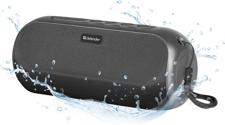 Портативна колонка Defender G32 20W, BT/USB/TF/AUX/TWS/IP65 Black-Grey (65232) - Уцінка - Фото 1 Портативна колонка Defender G32 20W, BT/USB/TF/AUX/TWS/IP65 Black-Grey (65232) - Уцінка - зображення 1