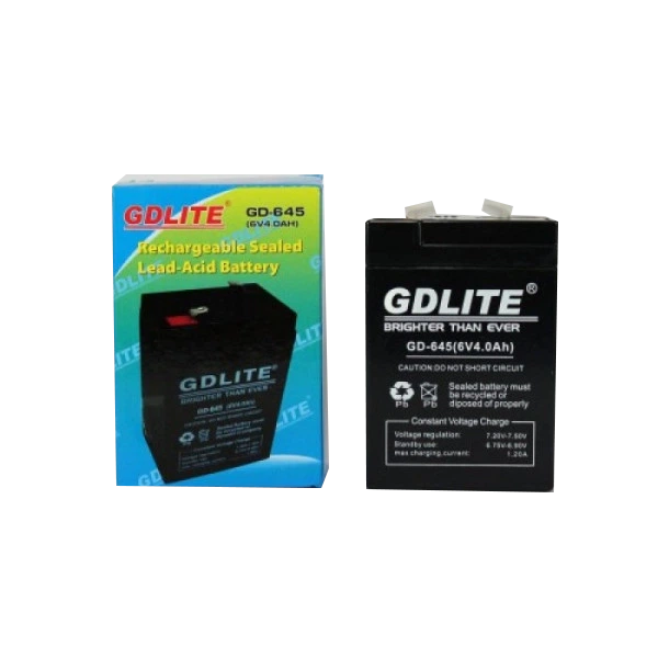 Акумулятор GDLITE-GD-645 6V 4.0Ah 70×47×101 мм - Фото 1 Акумулятор GDLITE-GD-645 6V 4.0Ah 70×47×101 мм - зображення 1